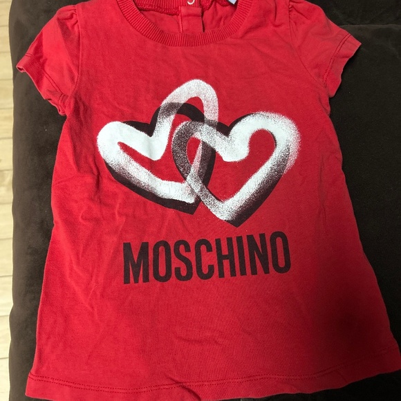 Moschino authentic baby girl t shirt size 2 - Picture 1 of 2